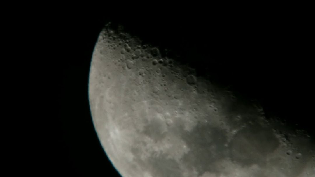 Imagem da Lua - Objetos foram captados por astrônomo amador