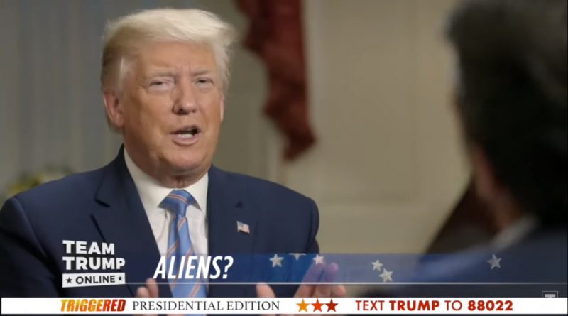Perguntado sobre alienígenas, presidente dos EUA, Donald Trump, disse que ouviu "coisas interessantes" sobre o Caso Roswell, no Novo México, e sugeriu que pode pensar em liberar informações