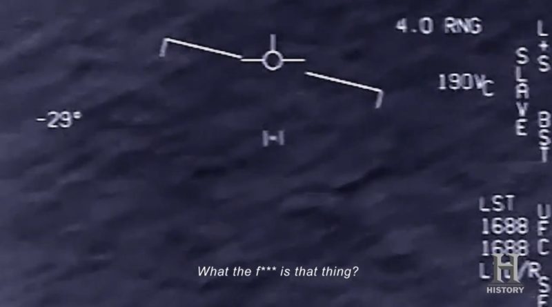 UAP detectado por avião de caça (Reprodução/Youtube)