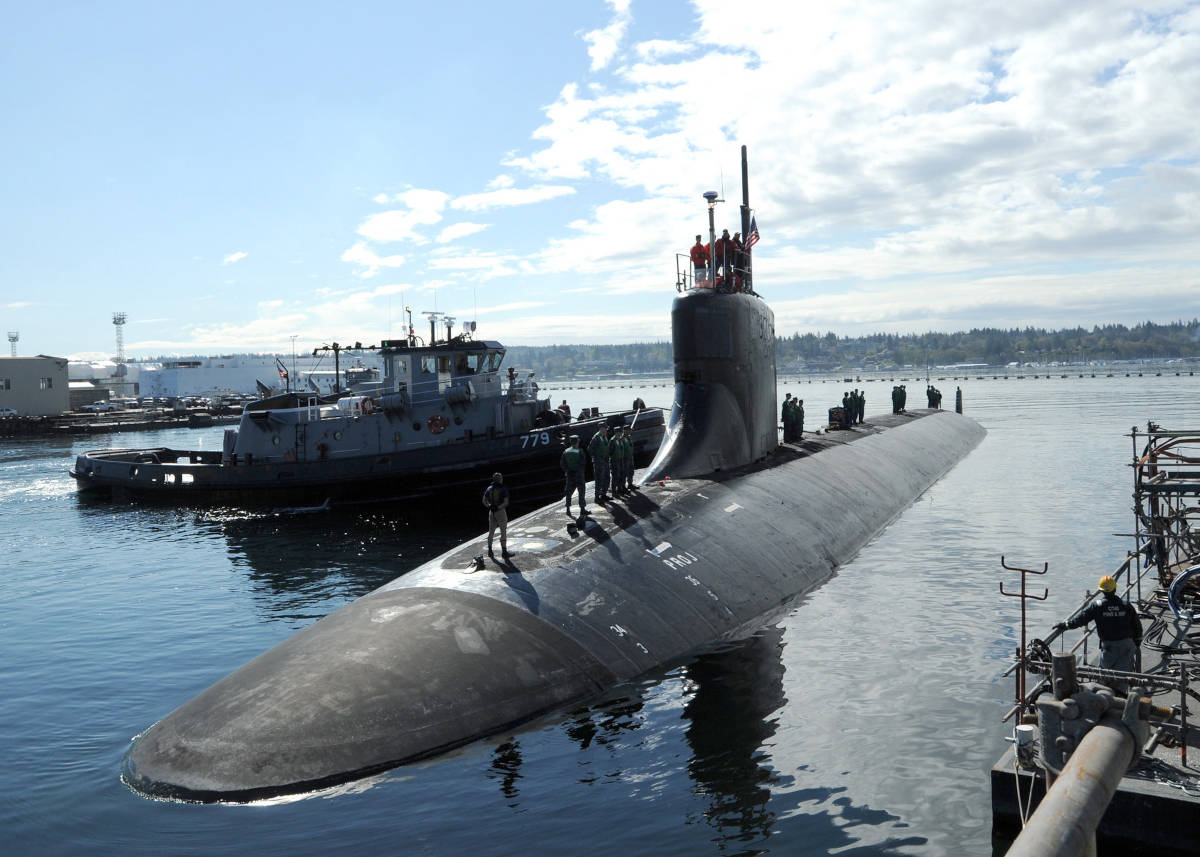 O USS Connecticut, que se envolveu em colisão com OSNI, é um submarino de ataque classe Seawolf (Crédito: U.S. Navy, imagem por Ray Narimatsu/Divulgação)