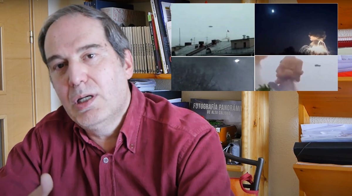 Experiente ufólogo Pablo Villarrubia Mauso refuta história de UFO que teria ajudado tropas ucranianas - propaganda (Reprodução/Youtube)