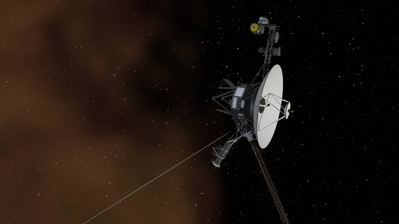 Voyager II. ilustração NASA/JPL-Caltech